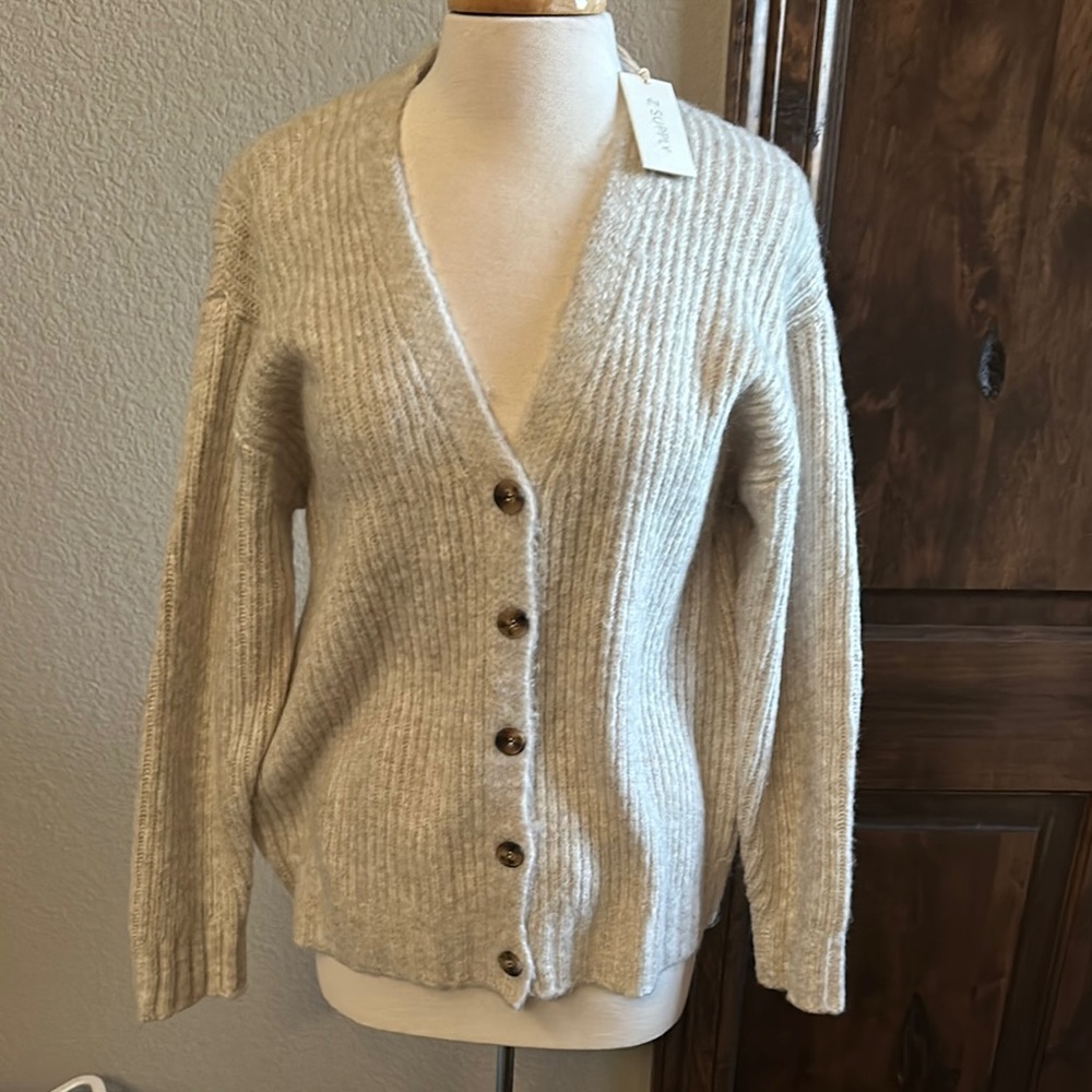 ZSUPPLY Josie Cardigan-light heather oatmeal-Medium